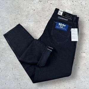 LEE 101 +‎ Selvedge Denim Jeans Sz 32x31 731 Straight Cowboy Hide Patch Western